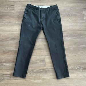 Bonobos Black Chinos Versatile Cotton Blend